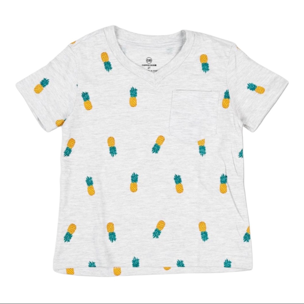 Toddler Boys Pineapple Tee
